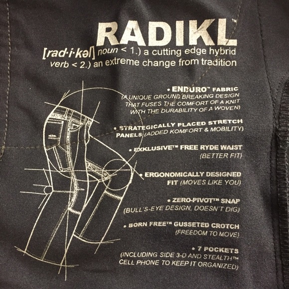 KÜHL Radikl Navy Blue Pants. Size 38 - Picture 6 of 8